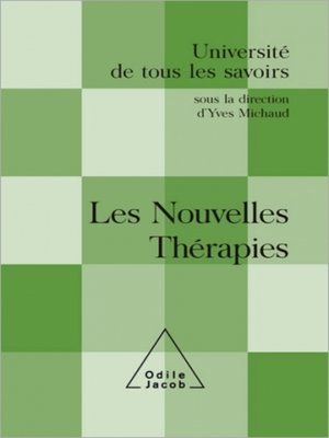 cover image of Les Nouvelles Thérapies